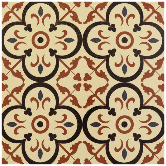 Achim Retro Self Adhesive Vinyl Floor Tile - 20 Tiles/20 Sq. ft., 12 x 12, Burch