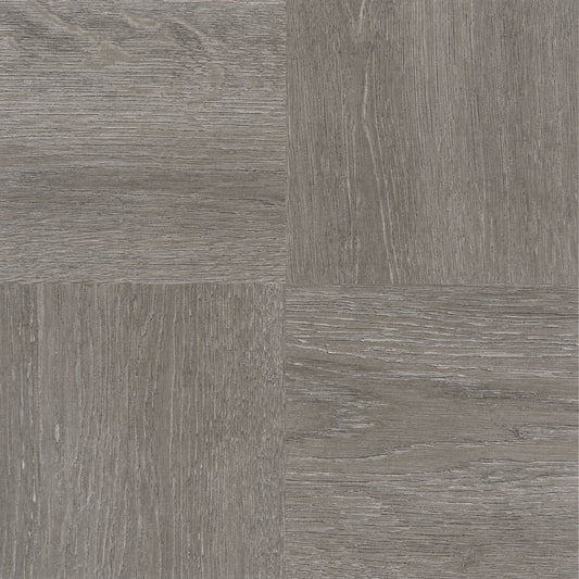 Achim Tivoli Self Adhesive Vinyl Floor Tile - 45 Tiles/45 Sq. ft., 12 x 12, Charcoal Grey Wood