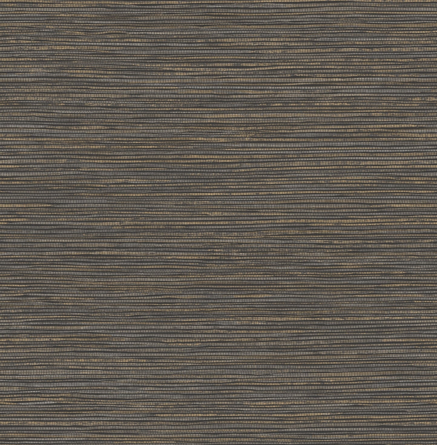 Advantage Alton Black Faux Grasscloth Wallpaper