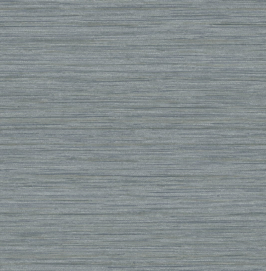 Advantage Barnaby Slate Faux Grasscloth Wallpaper