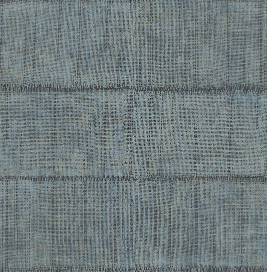 Advantage Blake Denim Texture Stripe Wallpaper