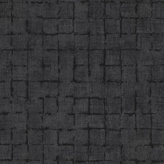 Advantage Blocks Charcoal Checkered Wallpaper