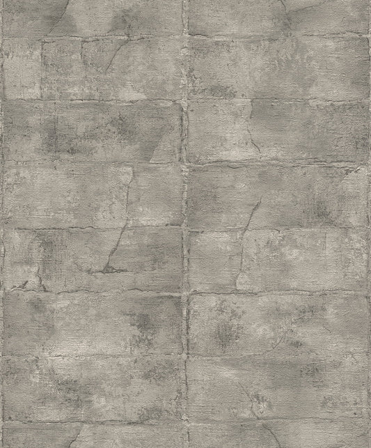Advantage Clay Grey Stone Wallpaper