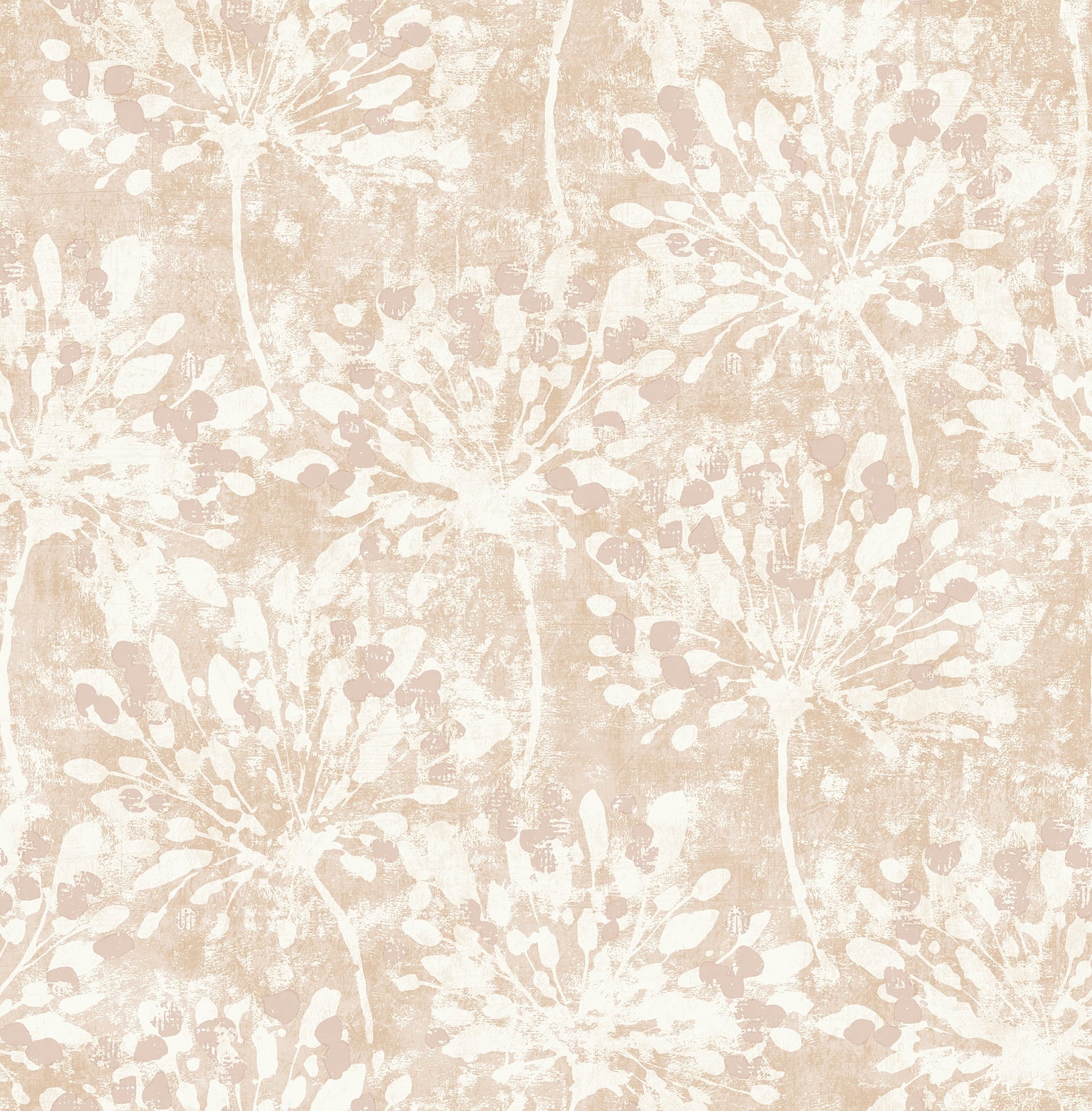 Advantage Dori Blush Painterly Floral Wallpaper