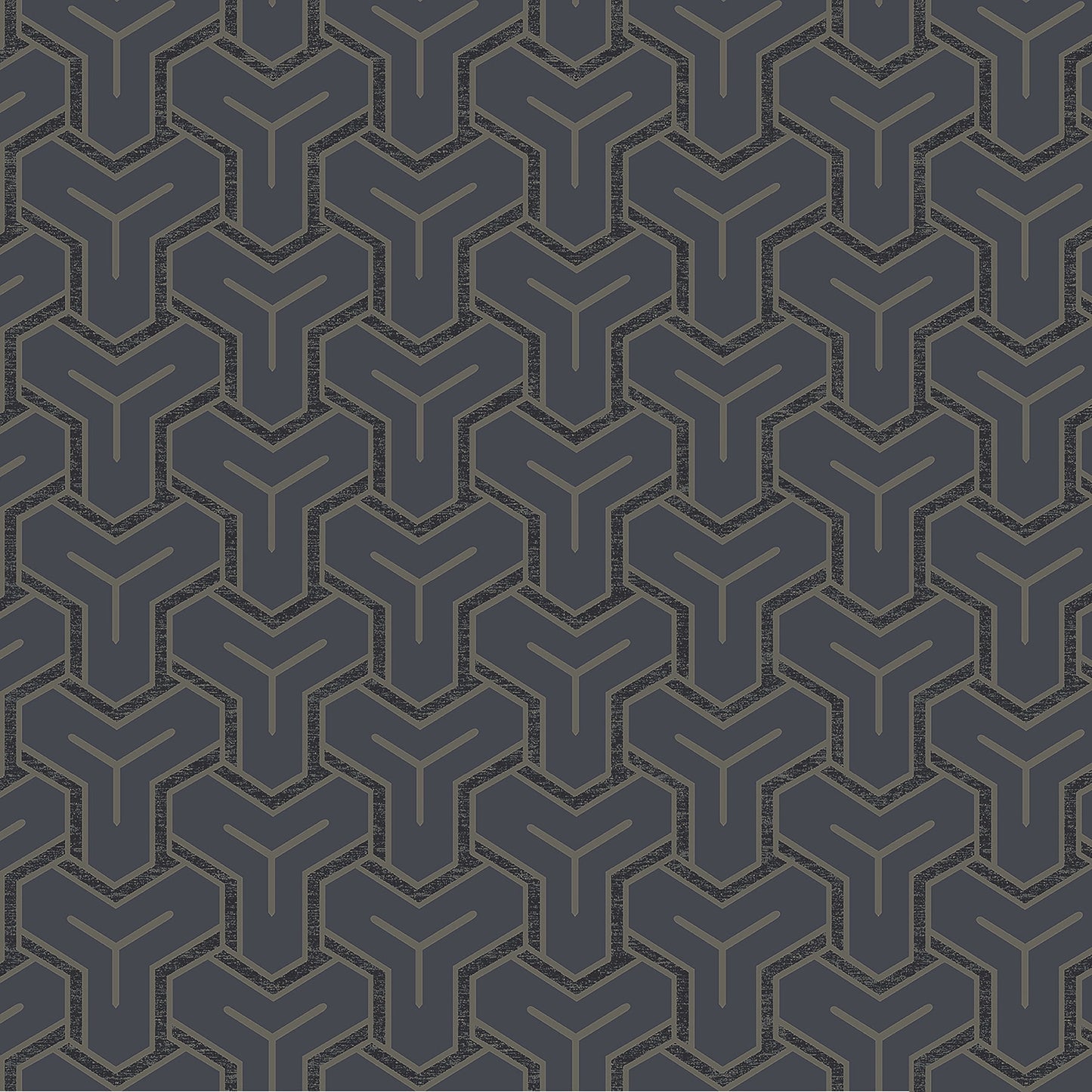 Advantage Gautier Blue Tessellate Wallpaper
