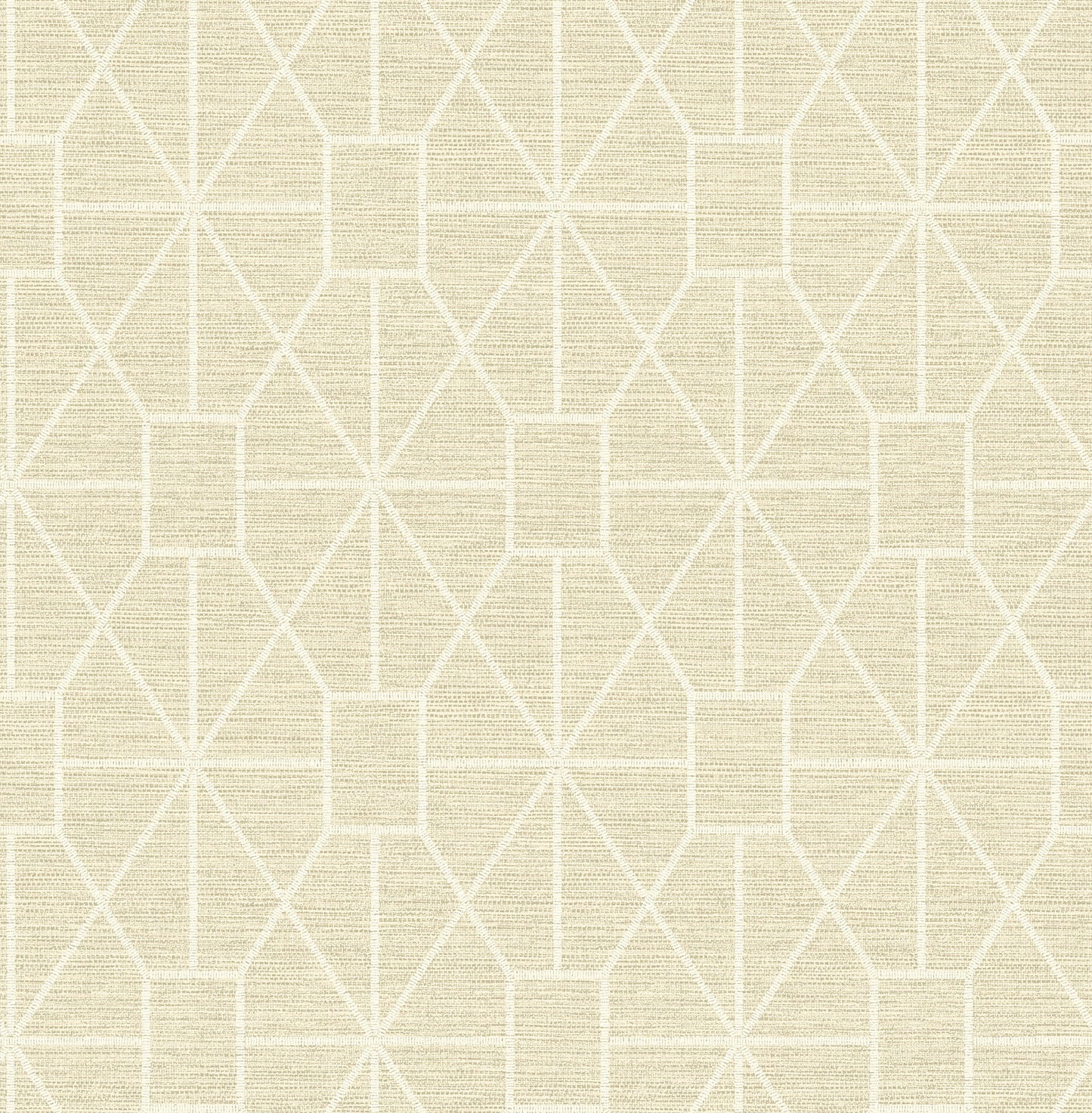 Advantage Stevenson Natural Trellis Wallpaper