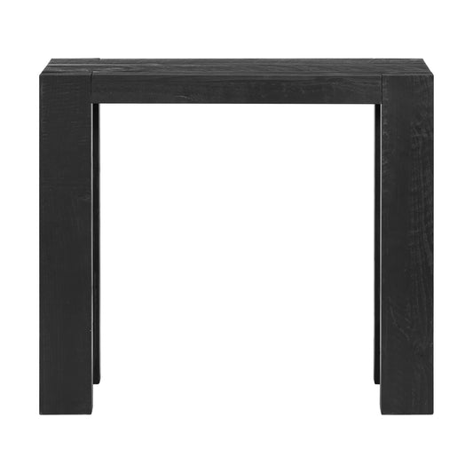 Alaterre Furniture Classic Solid Wood Console Table - 36 Inch Modern Farmhouse Entryway Table, Black