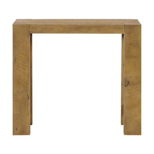 Alaterre Furniture Classic Solid Wood Console Table - 36in Modern Farmhouse Entryway Table, Oak