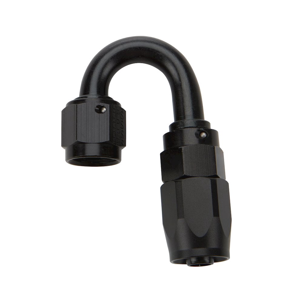 Allstar Performance Reusable Hose End Black 180 Deg Elbow -10