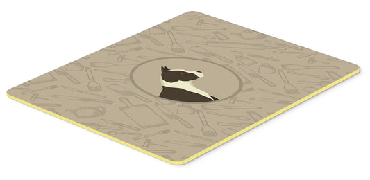 American Staffordshire Terrier In the Kitchen Kitchen or Bath Mat 24x36