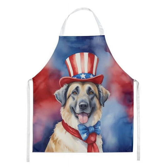 Anatolian Shepherd Patriotic American Apron 27 in x 30 in