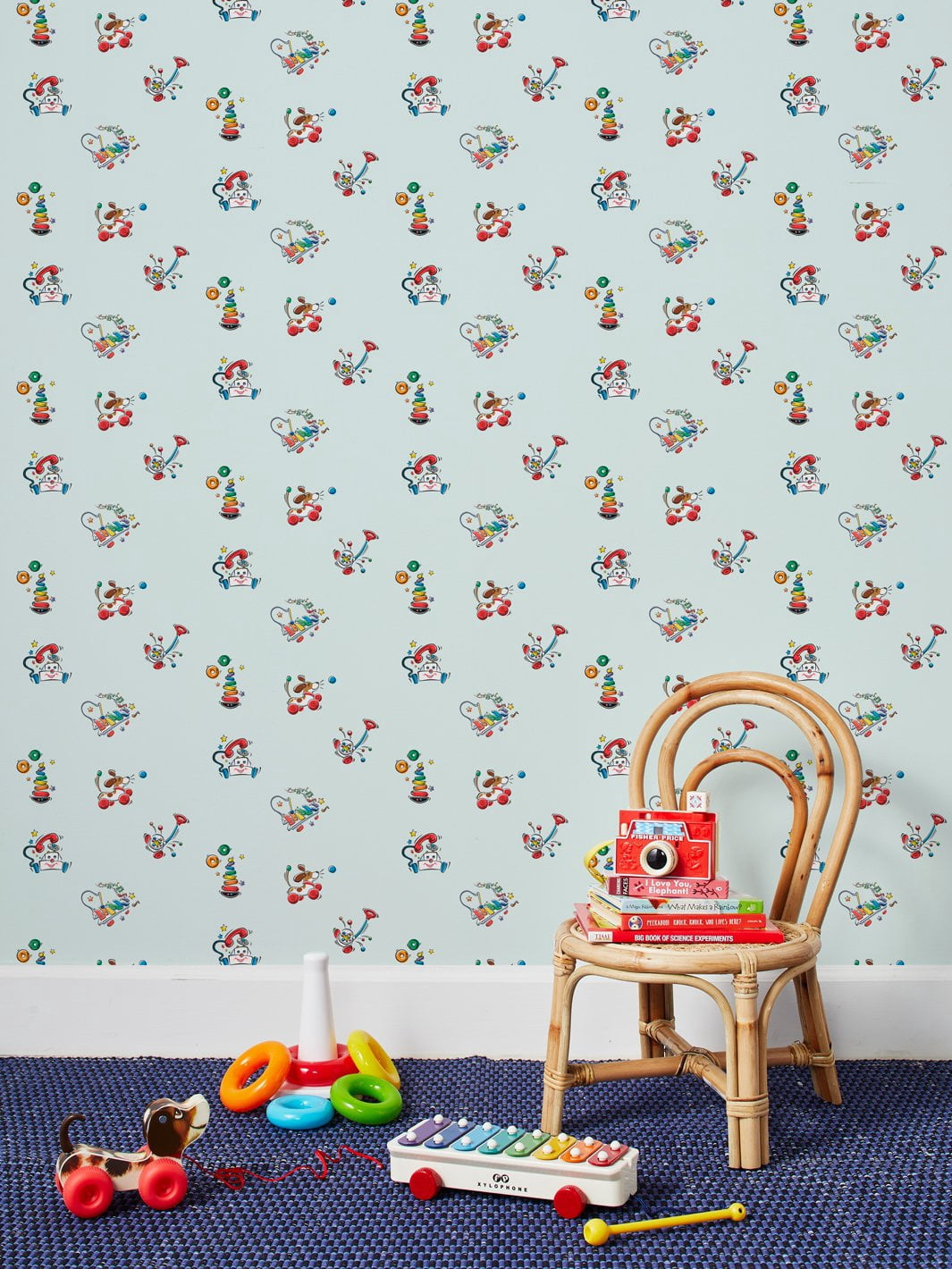 Animated Toys Removable Vinyl Wallpaper By Fisher-Price - Sky