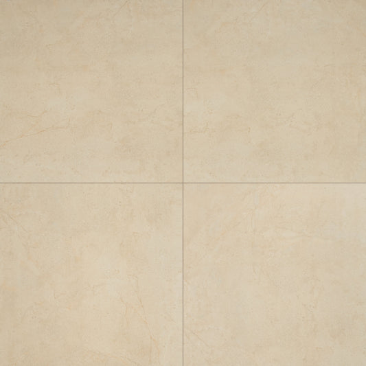 Aria Cremita 24 in. x 24 in. Polished Porcelain Floor and Wall Tile (16 sq. ft. / case)