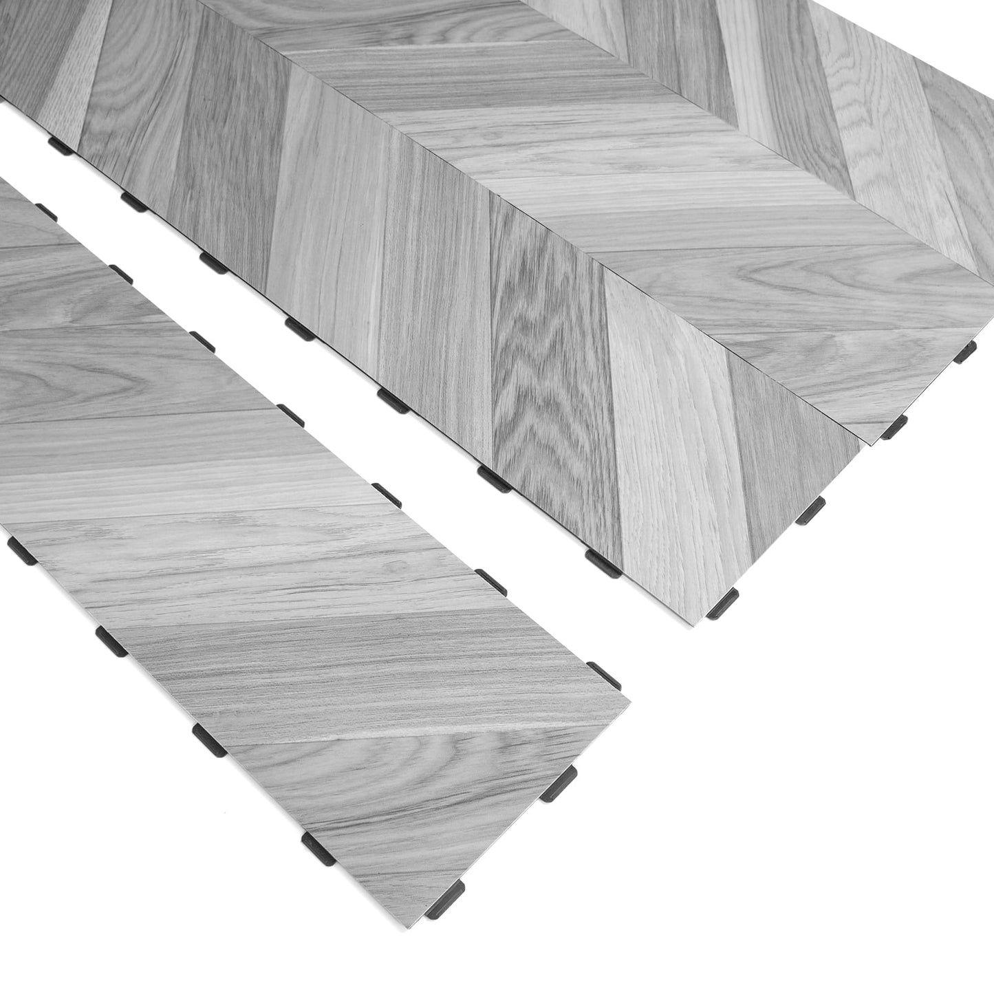 Art3d 18-Pack 36" x 6" Interlocking Luxury Vinyl Flooring Tileï¼ŒCover 27 Sq. ft-Dublin Dawn Ash
