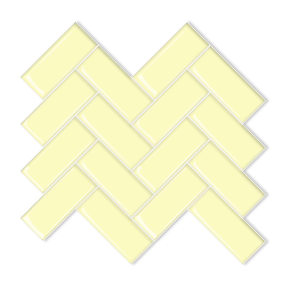 Art3d Herringbone Peel and Stick Backsplash Tiles (10 Tiles, Thicker Version)