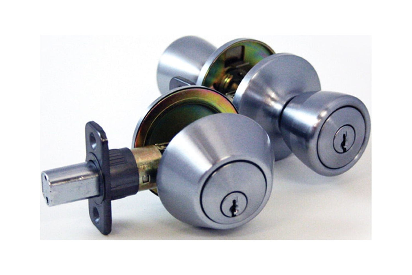 Atlas Tulip Passage Door Knob, Polished Brass