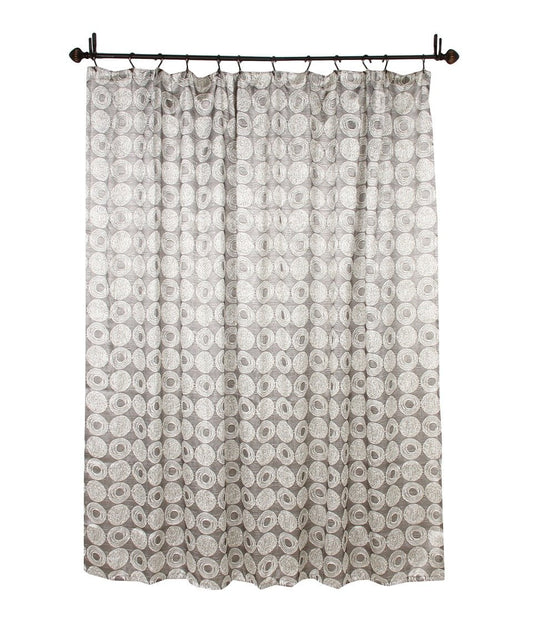 Avanti Linens Galaxy Shower Curtain, Silver