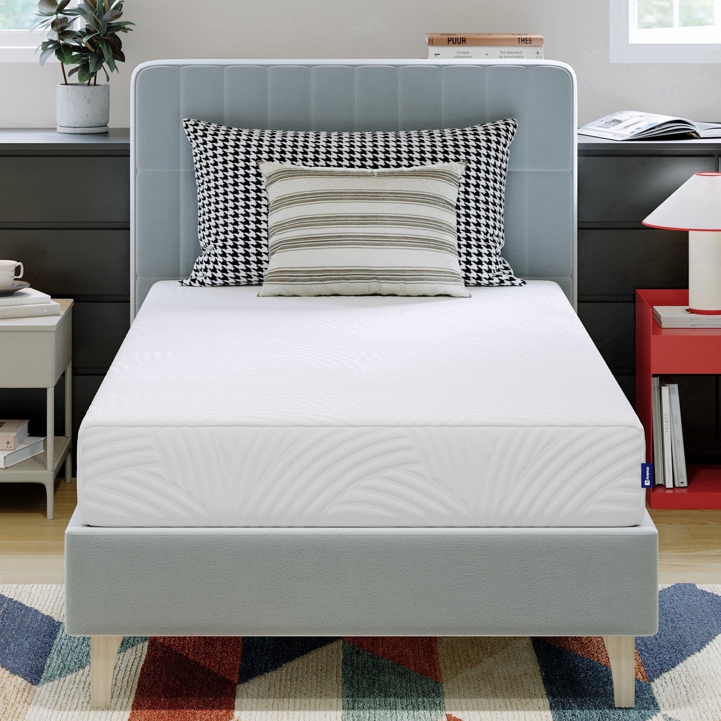Avenco Universe 6" Twin Size Adult Gel Infused Memory Foam Cooling Comfort Mattress in a Box