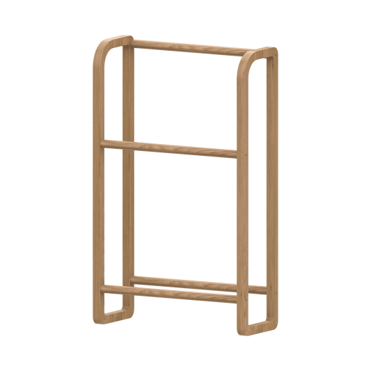 Better Homes & Gardens Juliet Freestanding Towel Rack, Light Honey