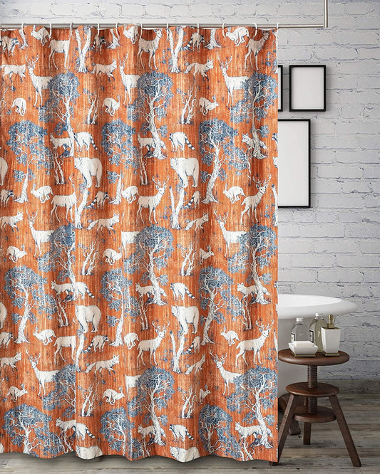 Barefoot Bungalow Menagerie Bath and Shower Curtain