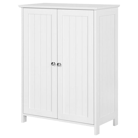 Renwick Bathroom Wall Cabinet with Double Doors Wall Mounted Medicine Cabinet Hanging Organizer White
