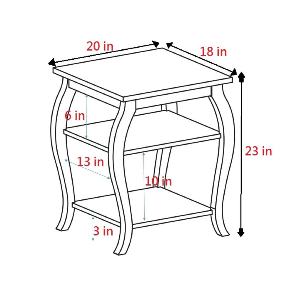 ACME Becci End Table in Walnut