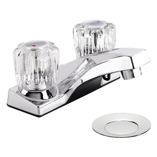Belanger EBA74WCP Dual Handle Bathroom Faucet with Drain, Chrome