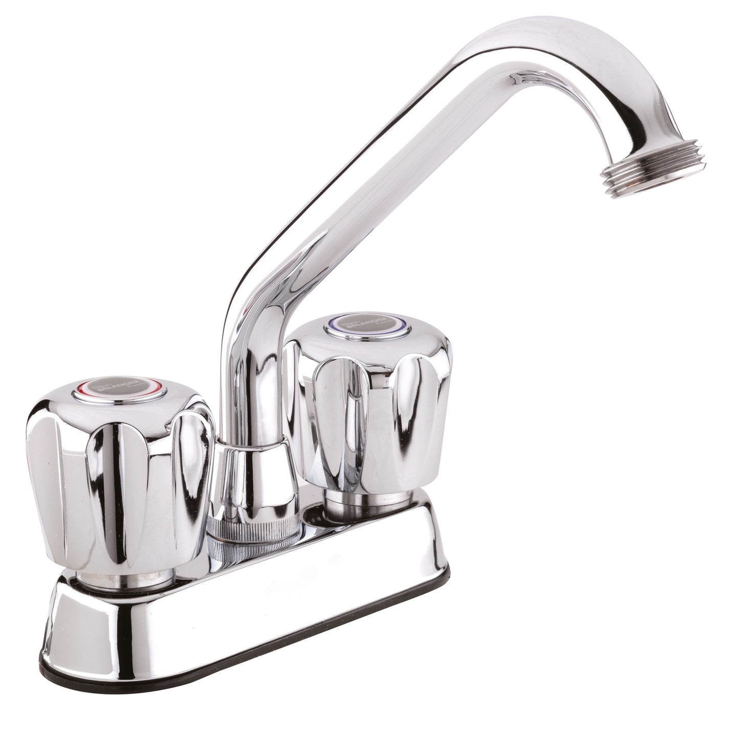 Belanger High-Arc 2-Handle Centerset Pull-Out Laundry Tub Utility Sink Faucet, Polished Chrome