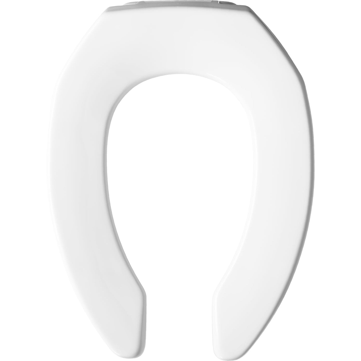 Bemis 2155SSCT000 Elongated Open Front Toilet Seat in White