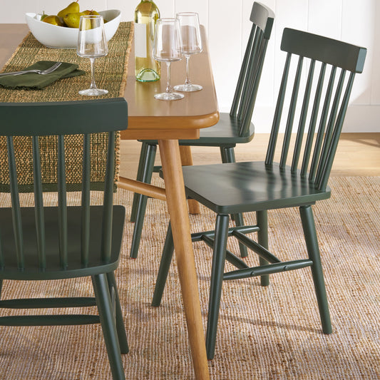 (2 pack) Better Homes & Gardens Gerald Dining Chairs in Black, Set of 2