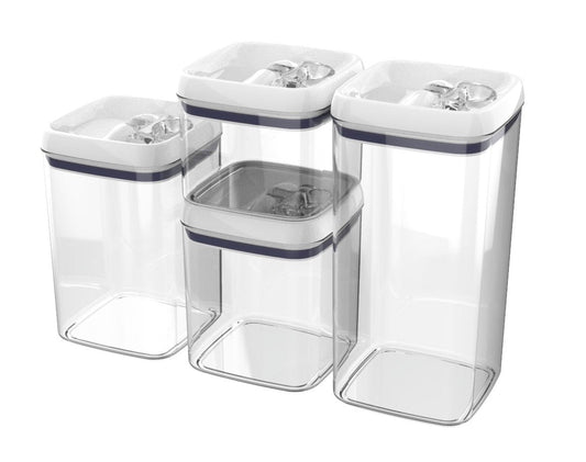 Better Homes & Gardens Flip-Tite 4-Pack Square Food Storage Container Set