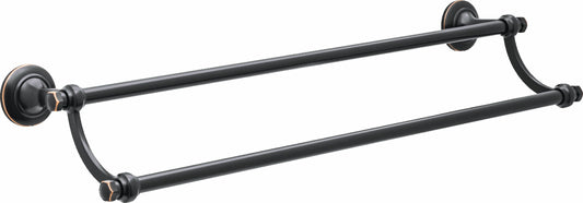 Better Homes & Gardens Holbrook 24" Double Towel Bar, Towel Holder, Oil Rubbed Bronze