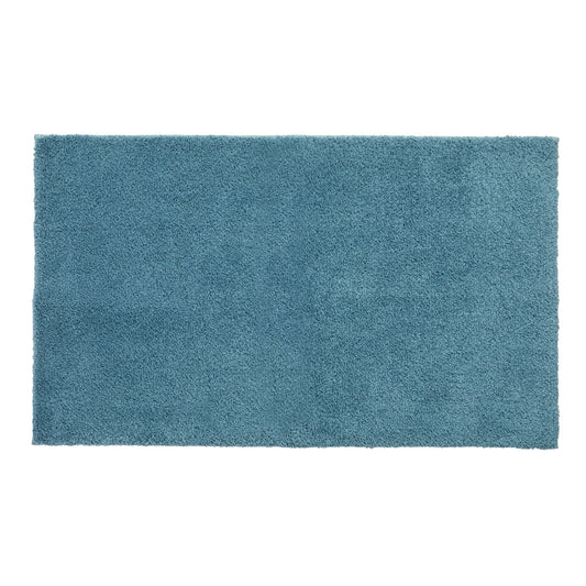 Better Homes & Gardens Ultra Soft Polyester Bath Rug, 23"x39", Nimbus Blue