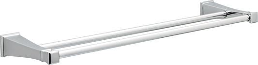 Better Homes and Gardens Chandler 24" Double Towel Bar, Chrome