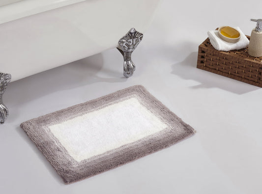 Better Trends 24" x 40" Bathroom Rug 100% Cotton Bath Rug Water Absorbent & Non Slip Bath Mat (Beige) Torrent Collection