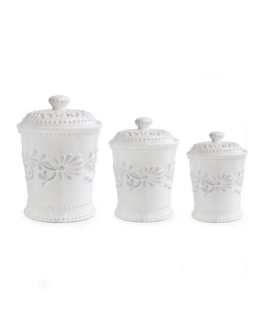 BIANCA BEAD 3 PC CANISTER SET