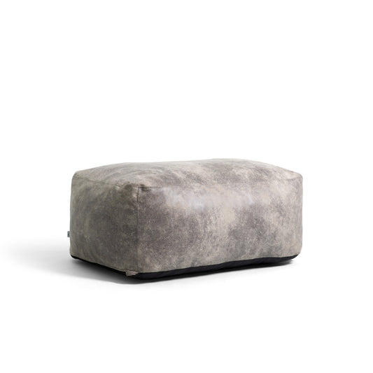 Big Joe Nestle Loveseat Ottoman, Chaqueta de Cuero SintÃ©tico de 3 Pies, Cemento
