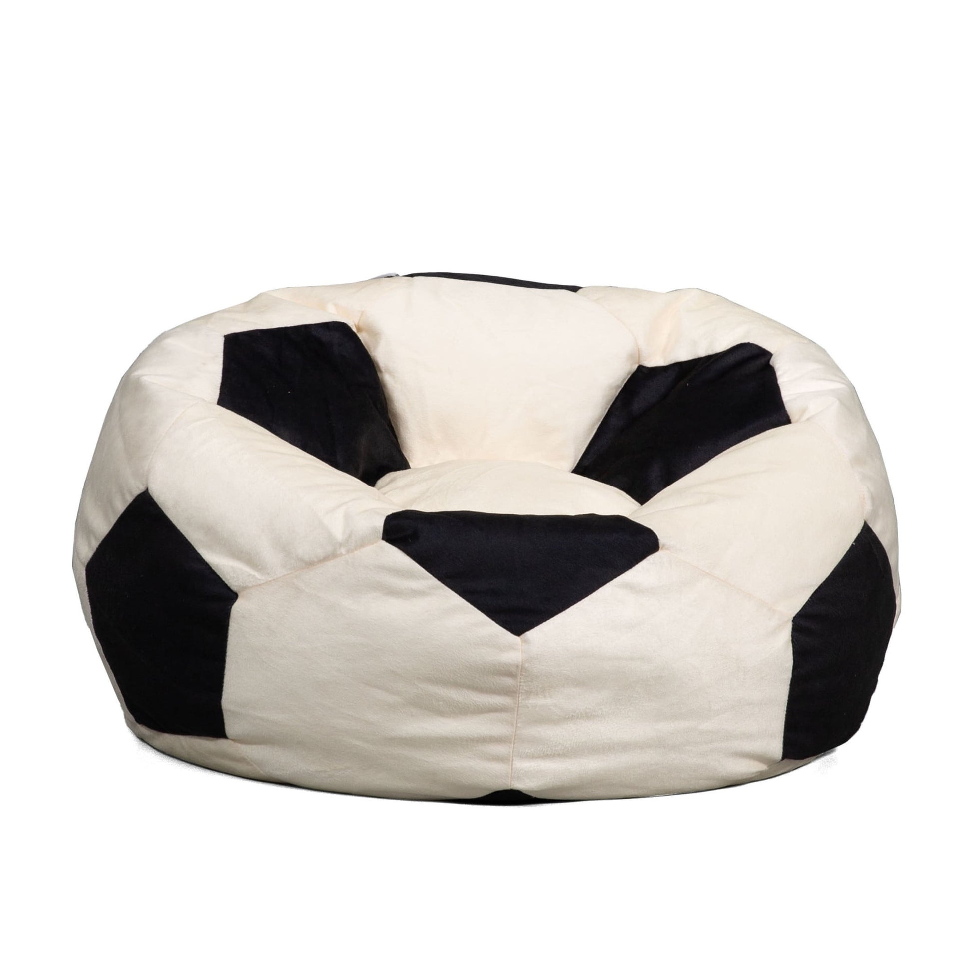 Big Joe Sports Ball Child-Sized Bean Bag Chair 2 Pack, Soccer Ball Plush, Soft Polyester, 2.5 feet