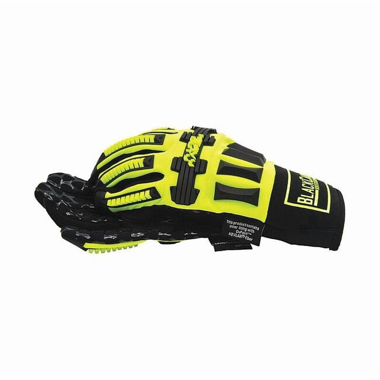 BlackCanyon Outfitters GLOVE HVY DUTY HIVIS HI-IMPACT TPR ARMOR