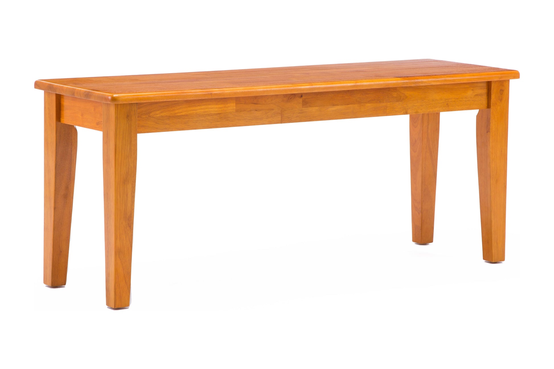 Shaker Backless Dining Bench - European Black Ash/Antique White