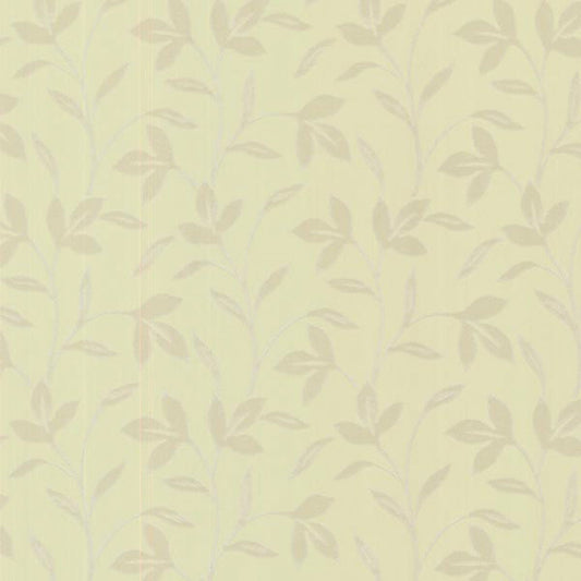 Brewster Cynthia Light Green Tonal Leaf Trail Wallpaper, 20.5-in by 33-ft, 56.4 sq. ft