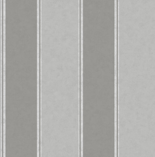 Brewster Home Fashions Rydia Grey Stripe Wallpaper