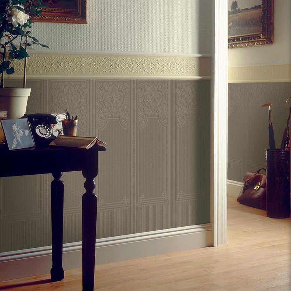 Brewster Oriental Paintable Dado, 25.2-in by 23.1-ft, 48.5 sq. ft