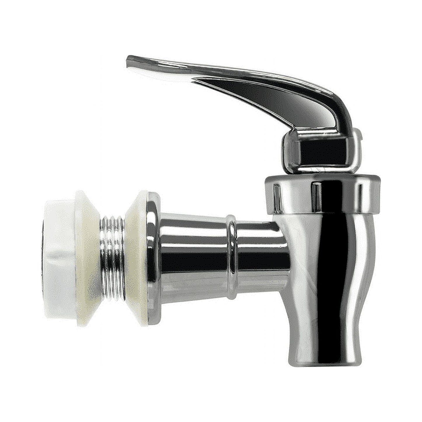 Brio VÃ¡lvula de Repuesto para Dispensador de Agua, Paquete de 12, Grifo y Grifo para Enfriador para Dispensadores de Bebidas, Recipientes, Enfriadores y MÃ¡s, Material Seguro para Alimentos sin BPA (Cromo)