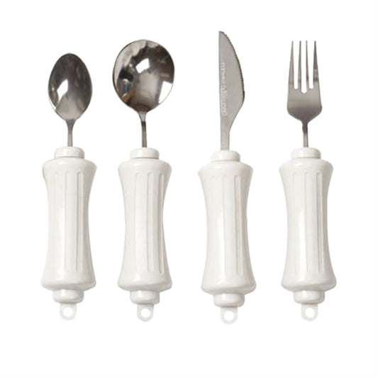 Built up handle utensils, straight, complete set