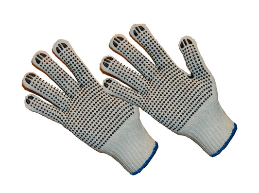 CT8200-L/XL-36PK, Reversible PVC Dotted String Knit Gloves, 36Pair Value Pack