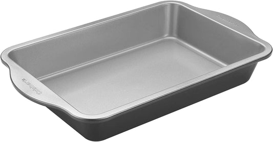 CUISINART CMHB-139CP Easy-Grip Nonstick Cake Pan, 9 x 13, Black/Silver