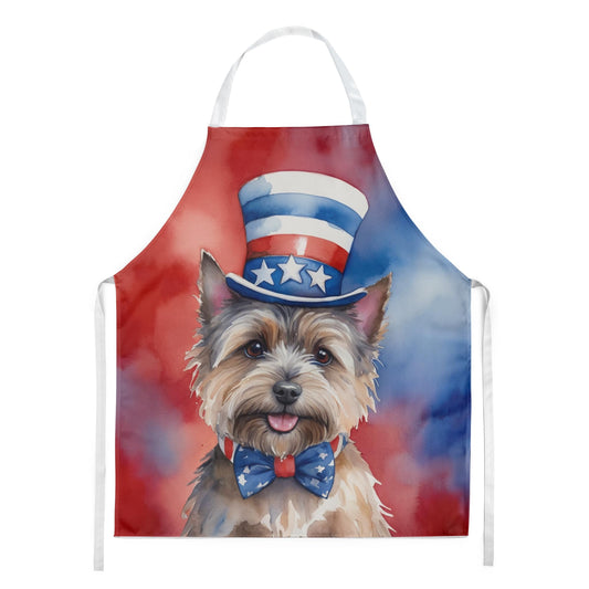Cairn Terrier Patriotic American Apron 27 in x 30 in