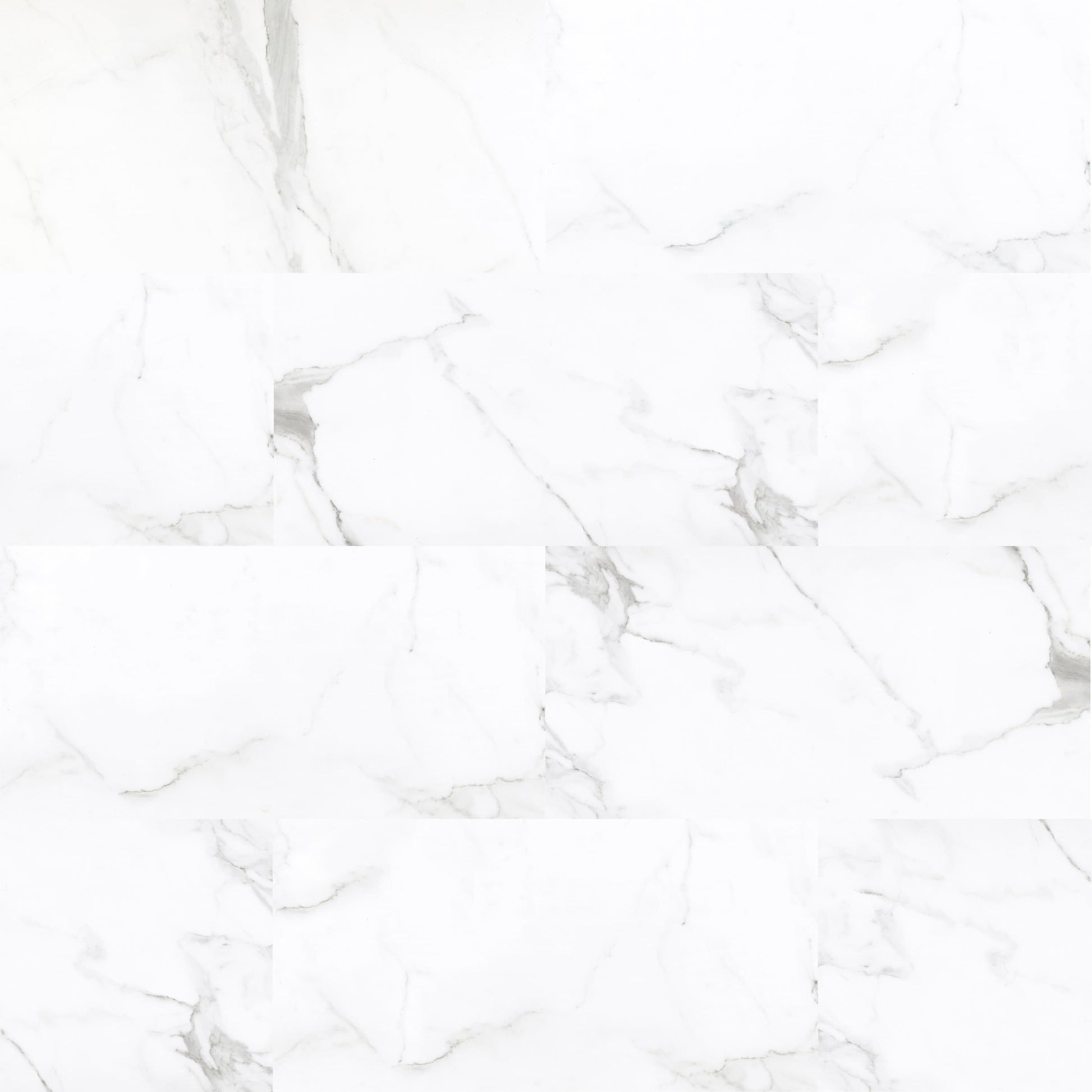 Calville Calacatta Roma 12.32 In. W X 24.29 In. L Rigid Core Click Lock Luxury Vinyl Tile Flooring
