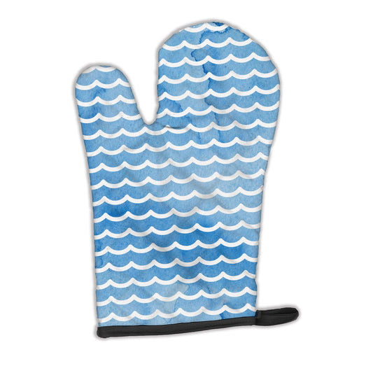 Caroline's Treasures Beach Watercolor Waves Oven Mitt